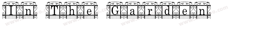 In The Garden字体转换